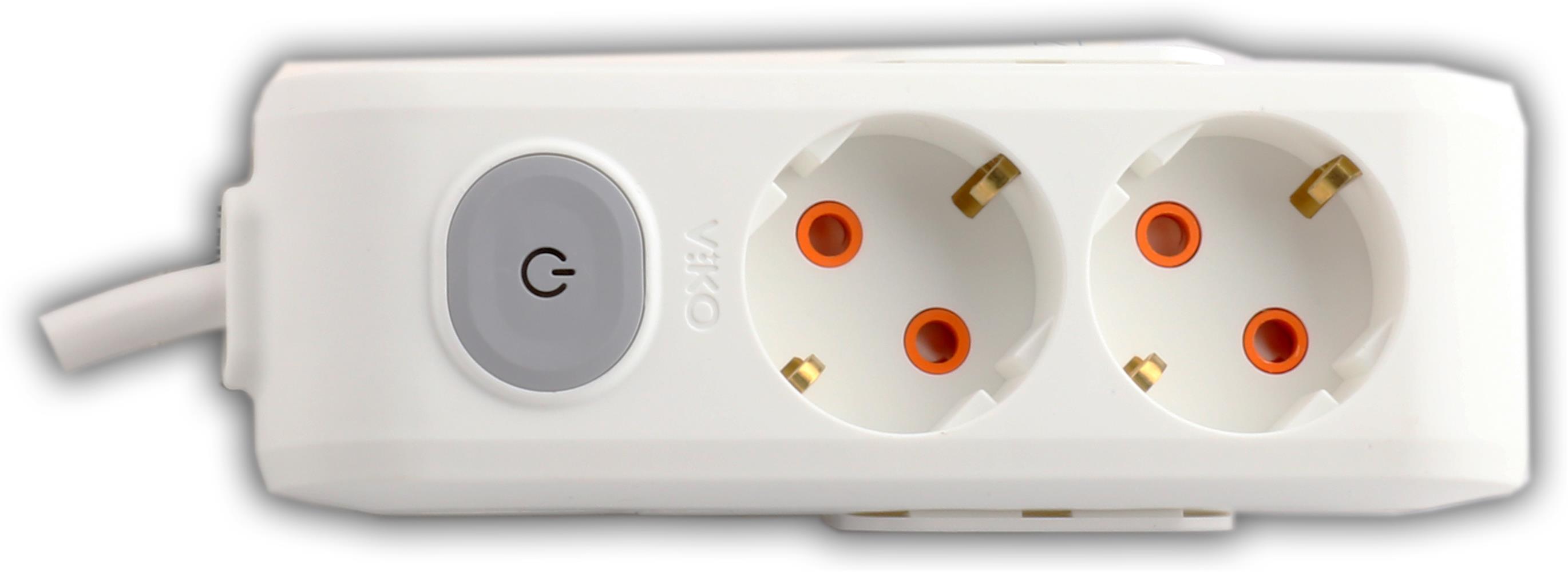 Viko Multi-Let VM-21Anh 2li 1mt Anahtarlı Kablolu (90117201)