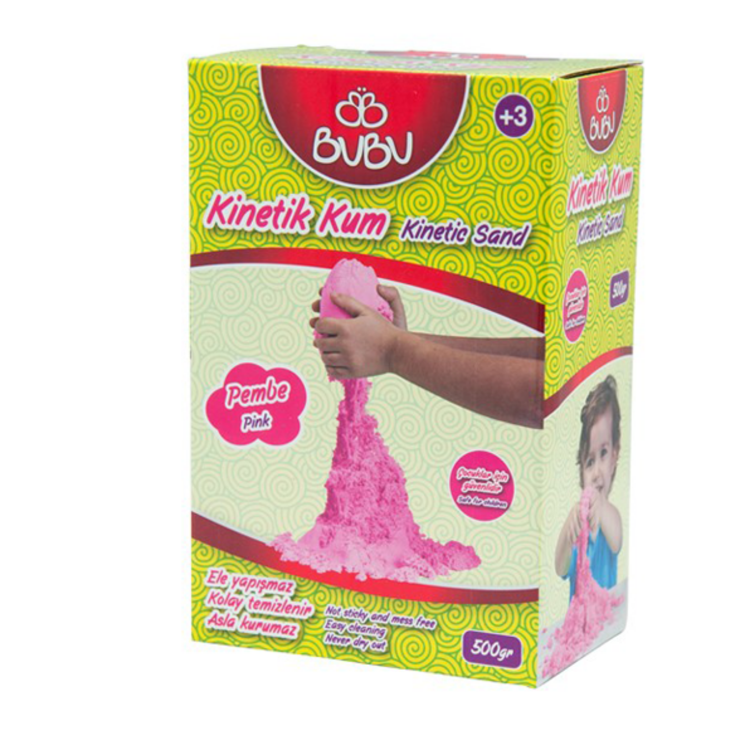 Bu-Bu Kinetik Kum 500 GR Pembe  | İhtiyaç SepetimBu-Bu Kinetik Kum 500 GR Pembe KU0005