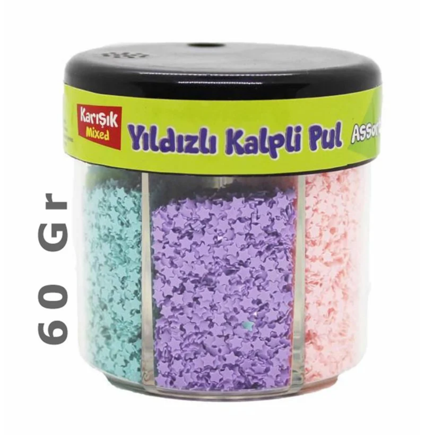 Bu-Bu Yıldızlı Kalpli Pul Standı 60 GR