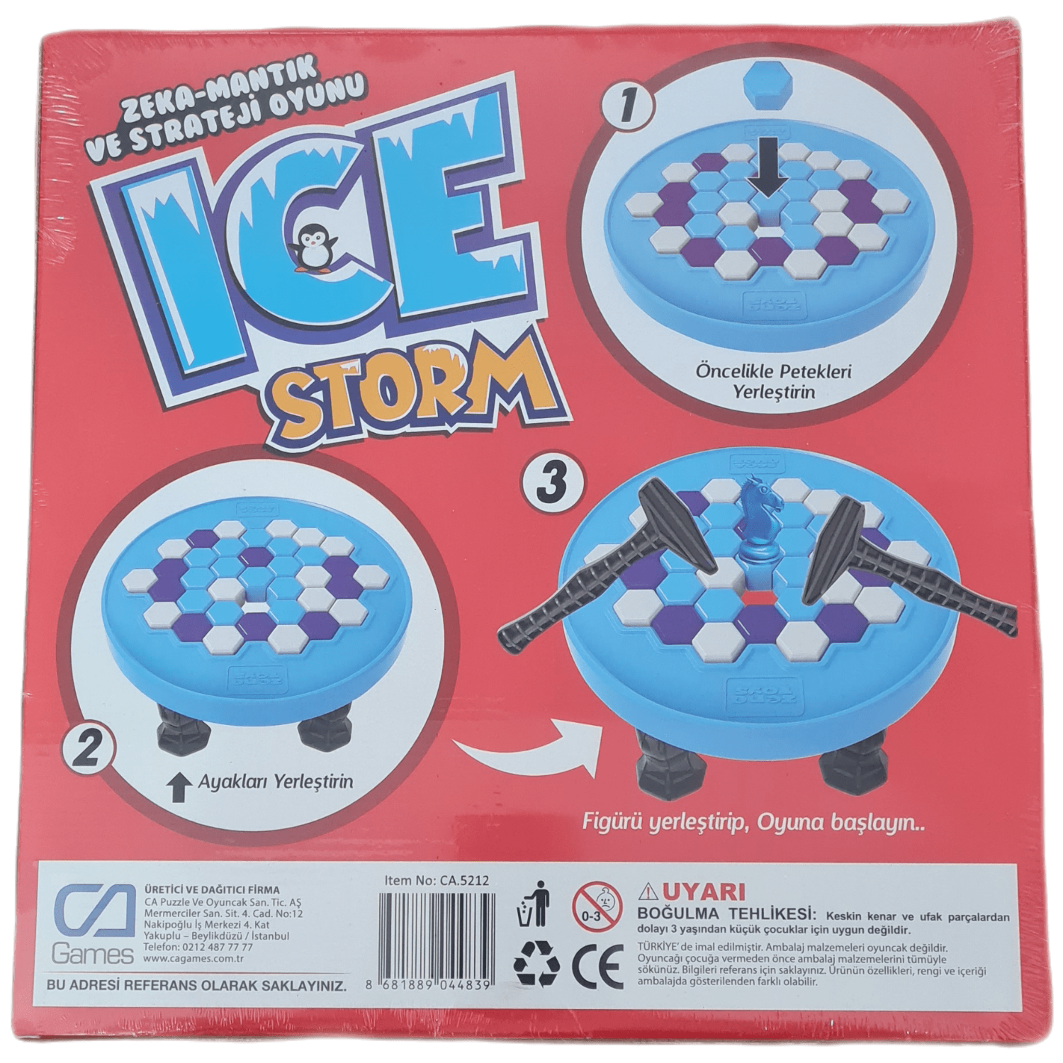 CA Games Ice Storm Zeka-Mantık Ve Strateji Oyunu  | İhtiyaç SepetimCA Games Ice Storm Zeka-Mantık Ve Strateji Oyunu