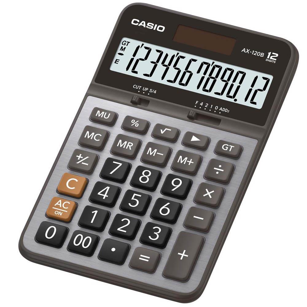 CASIO AX-120B MASA 12 HANE HESAP MAKİNESİ