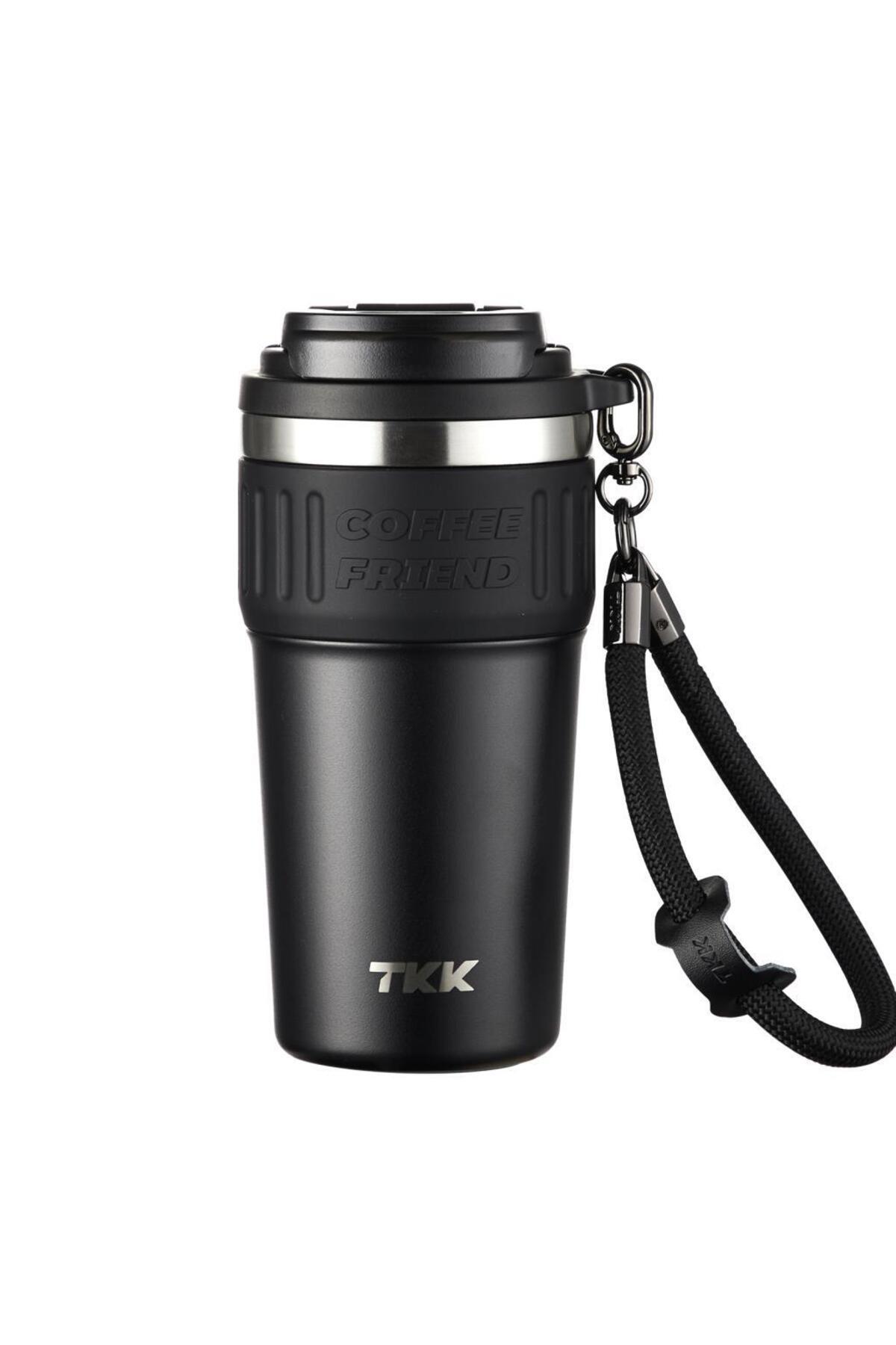Çelik Termos Mug 630ml Mat Siyah
