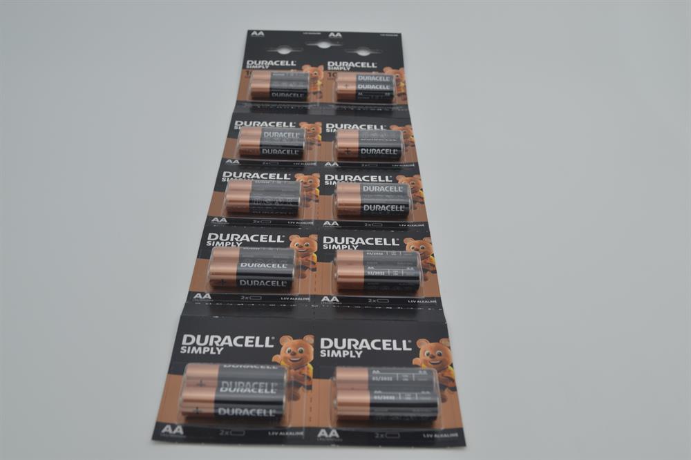 DURACELL SIMPLY AA KALEM PİL 20'Lİ