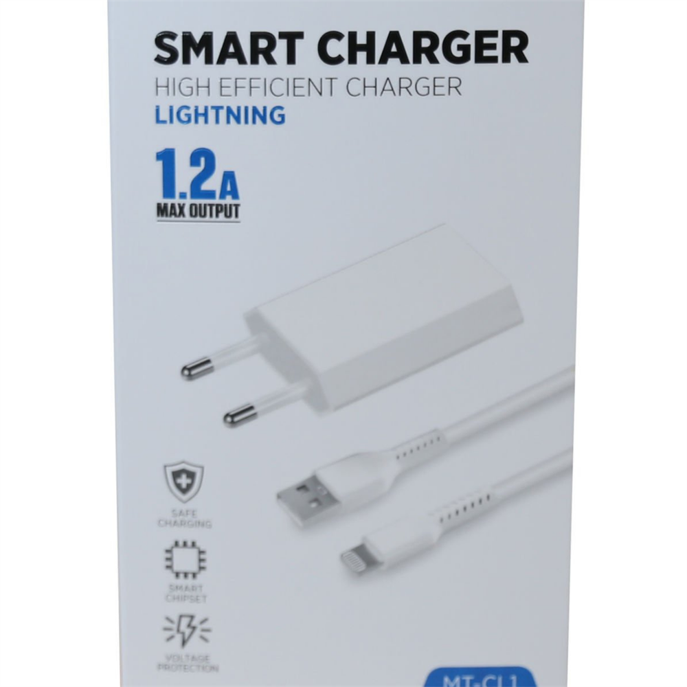 Megatech MT-Cl1 1.2ın Usb Ev Şarj Kafa+Iphone Kablo