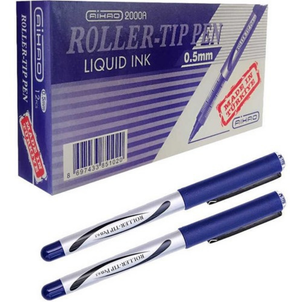 MİKRO Aihao Roller 0.5 Pilot Kalem MAVİ 12 ADET