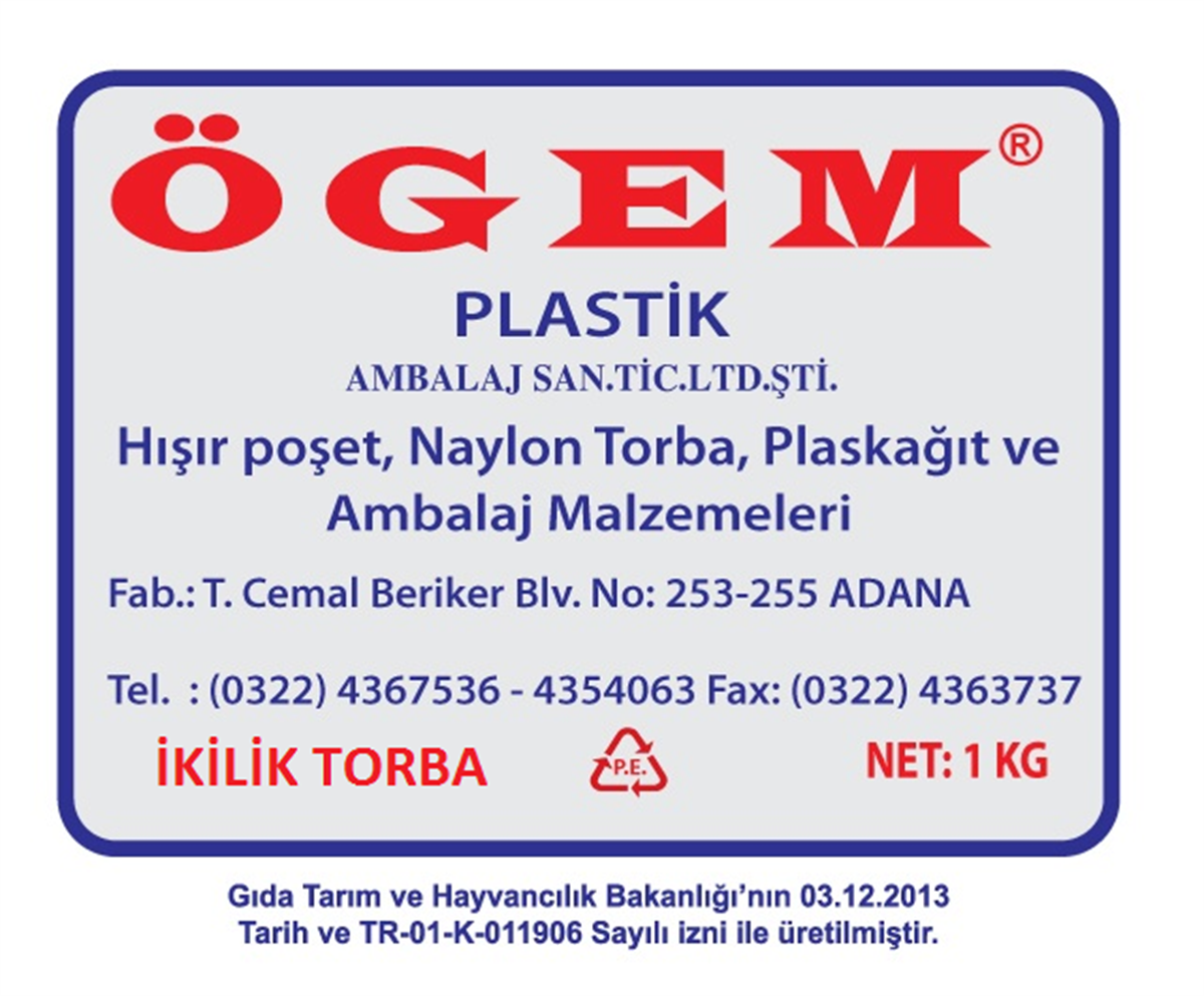 ÖGEM ŞARKÜTERİ POŞET TORBA 23X36 400 ADET
