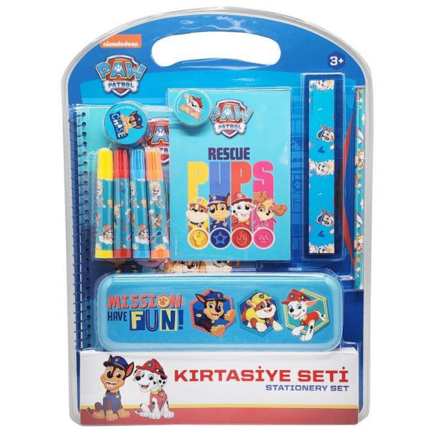 Paw Patrol Kırtasiye Seti 11 Parça 2168 | İhtiyaç SepetimPaw Patrol Kırtasiye Seti 11 Parça 2168