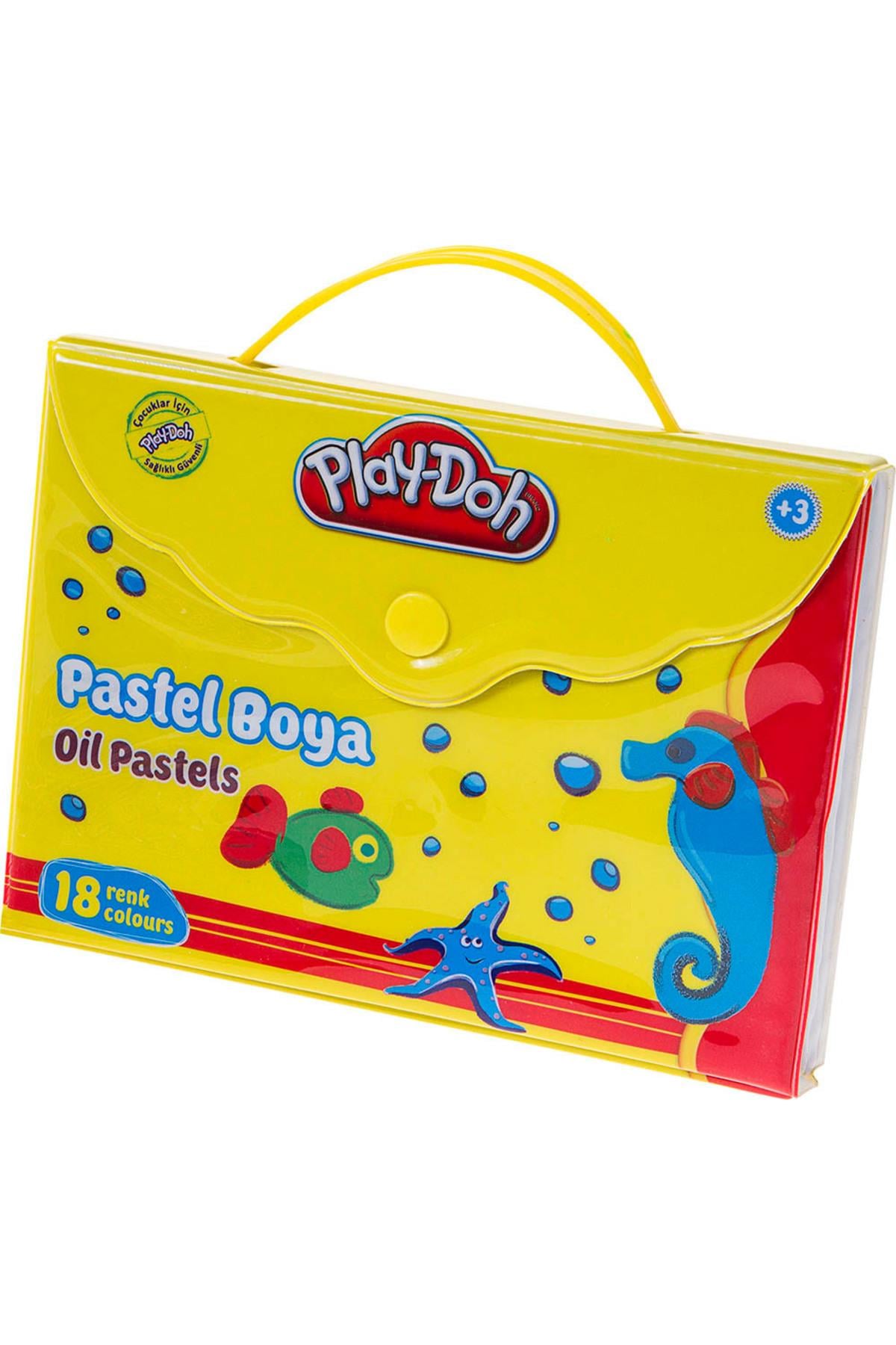 Play-doh 18 Renk Pastel Boya Çantalı Pa006