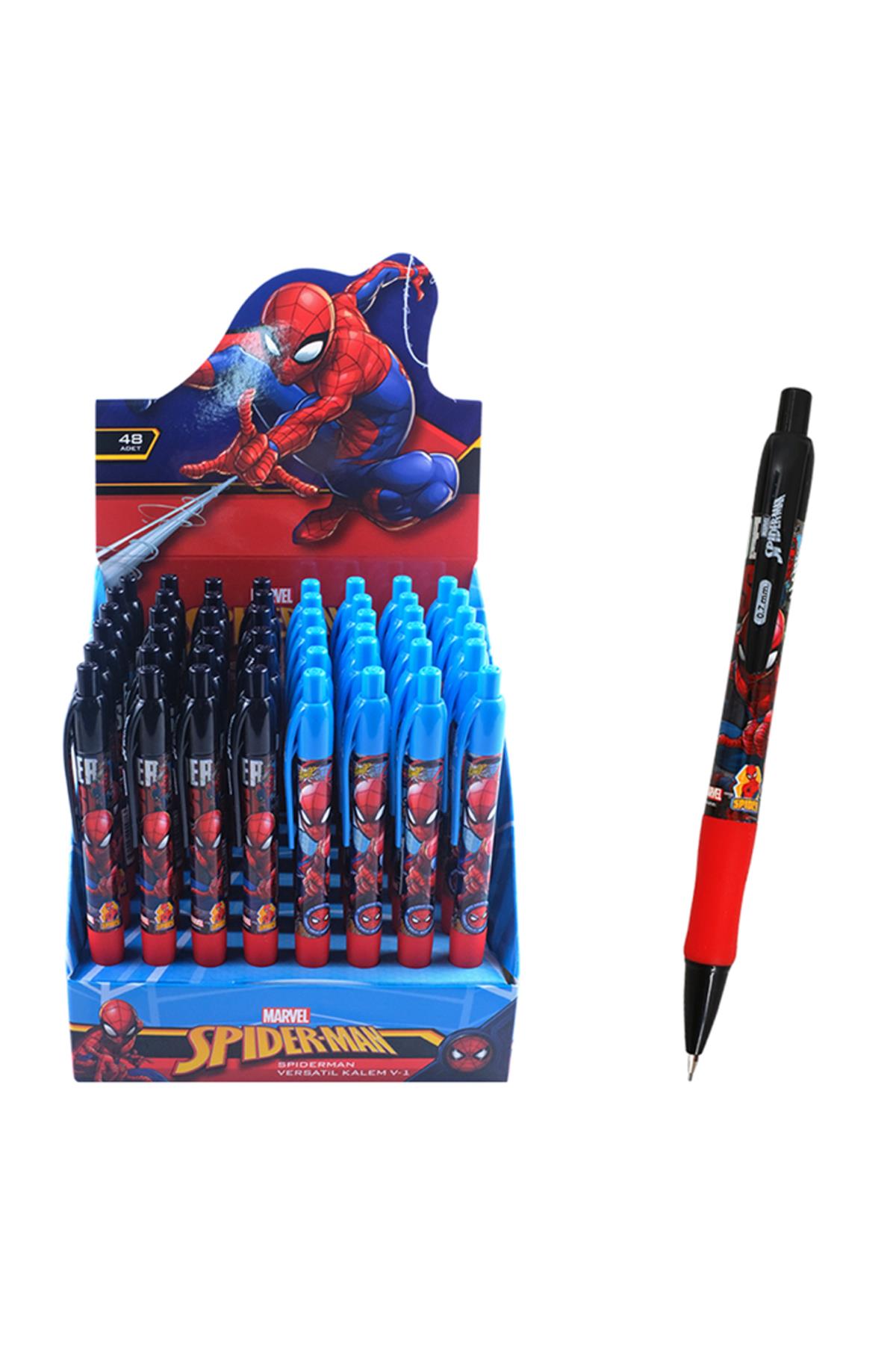 Versatil Kalem Spıderman Metal Başlıklı