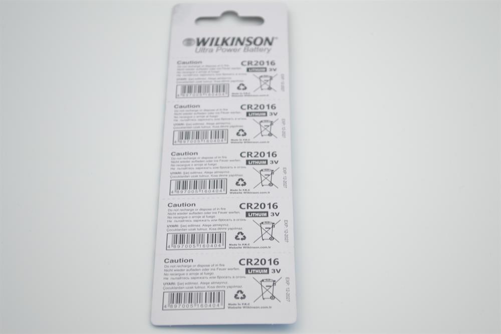 Wilkinson CR2016 3 V Lityum Pil 5'Lİ