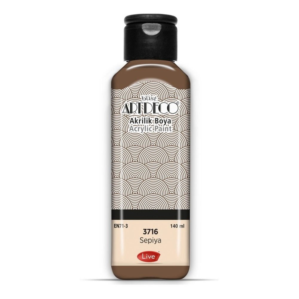 Artdeco Akrilik Boya 140 ML Sepya 3716