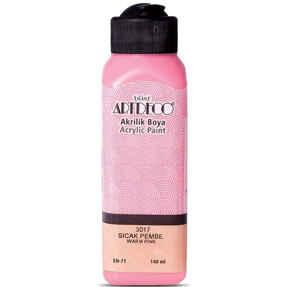 Artdeco Akrilik Boya 140 ML Sıcak Pembe 070R-3017