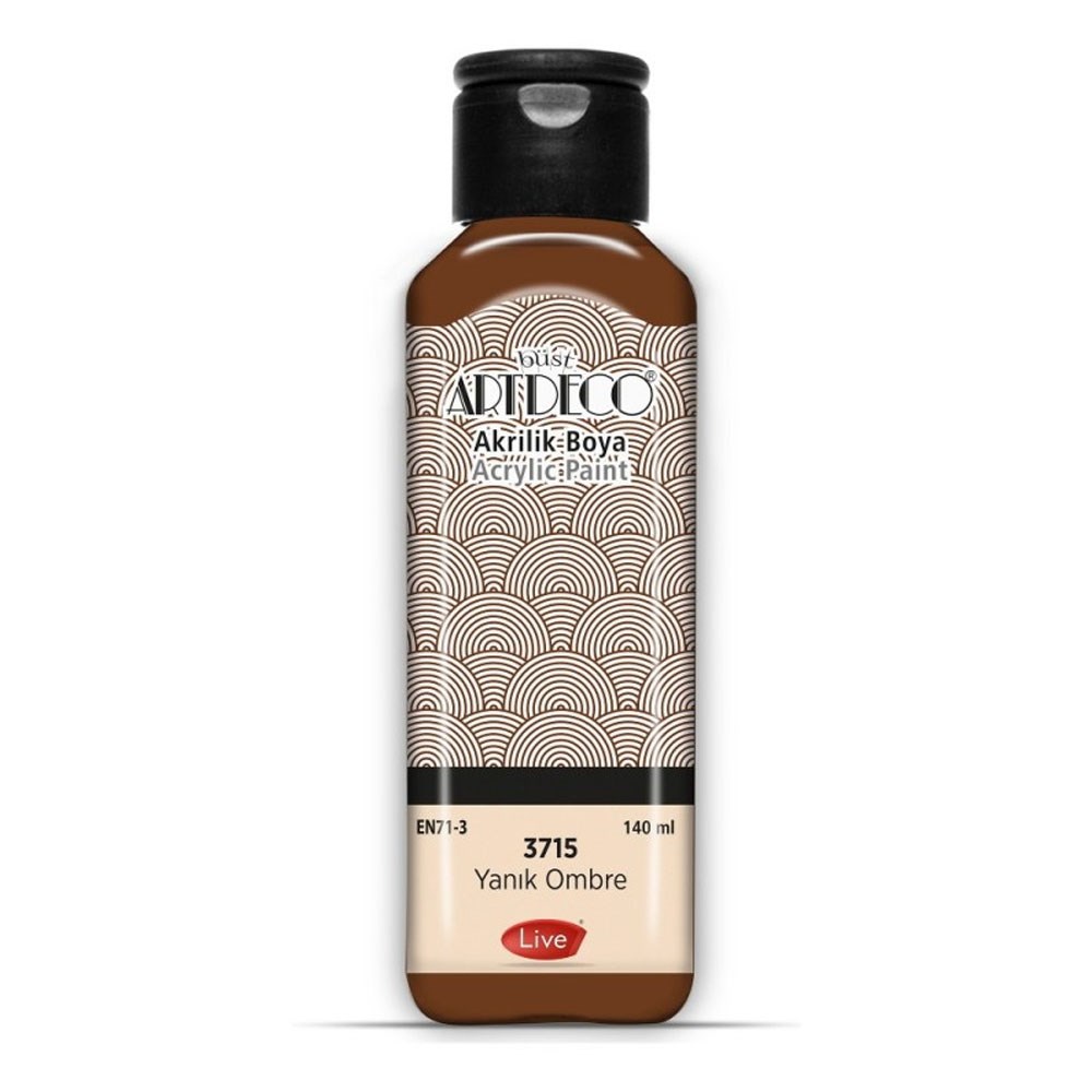 Artdeco Akrilik Boya 140 ML Yanık Ombre 3715