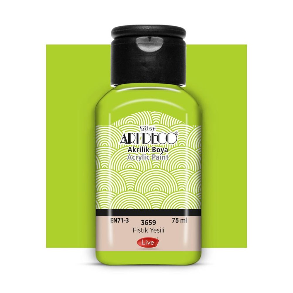 Artdeco Akrilik Boya 75 ML Fıstık Yeşili 3659