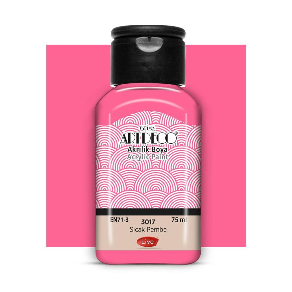 Artdeco Akrilik Boya 75 ML Sıcak Pembe 3017