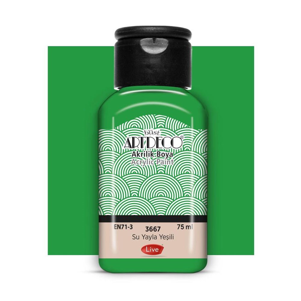Artdeco Akrilik Boya 75 ML Yayla Yeşili 3667