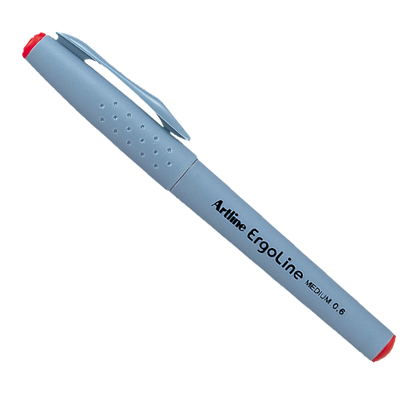 Artline Çizim Kalemi Ergoline Medium Line 0.6 MM Kırmızı ERG-3600