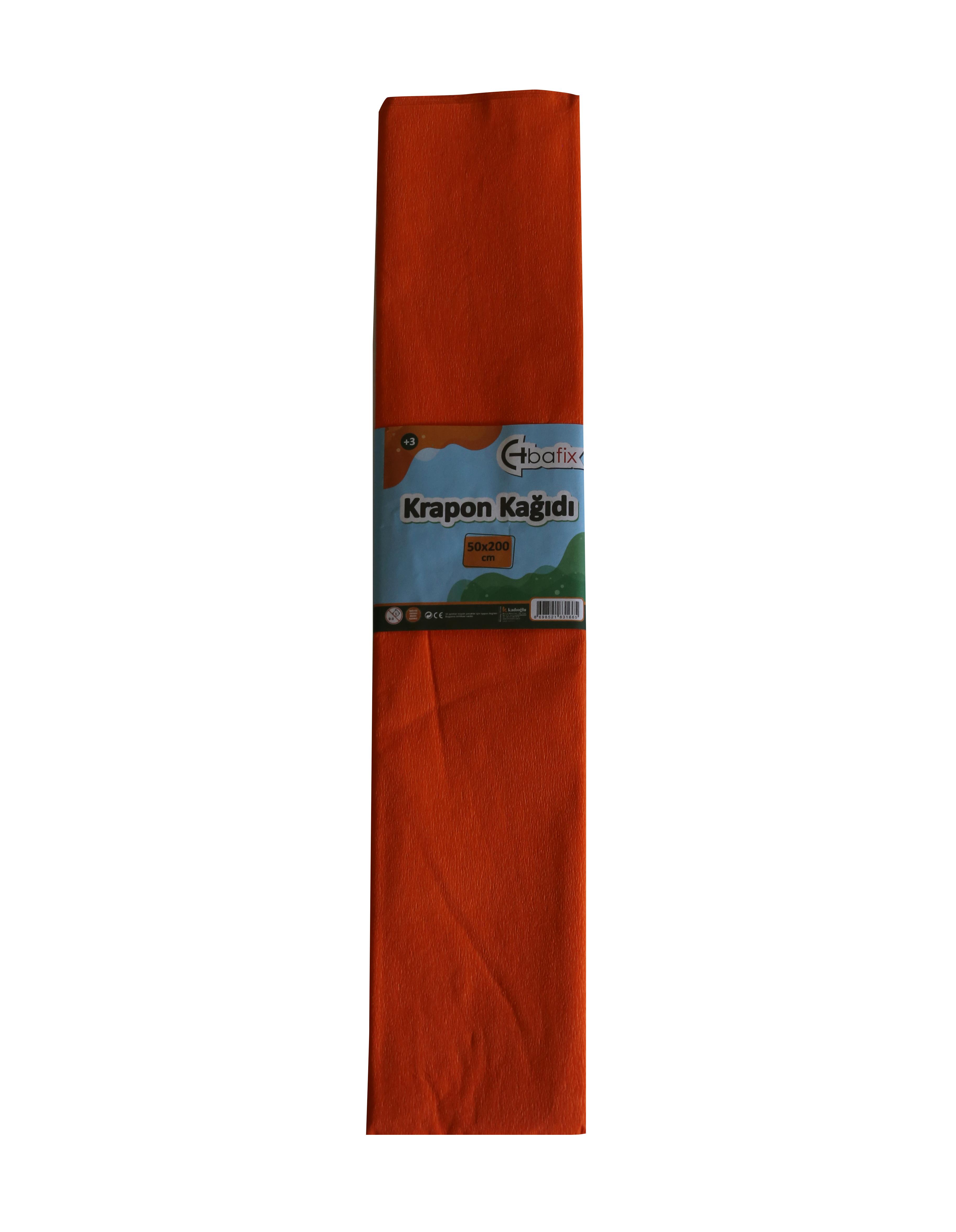Bafix Krapon kağıt 10 LU 50x200 CM Turuncu