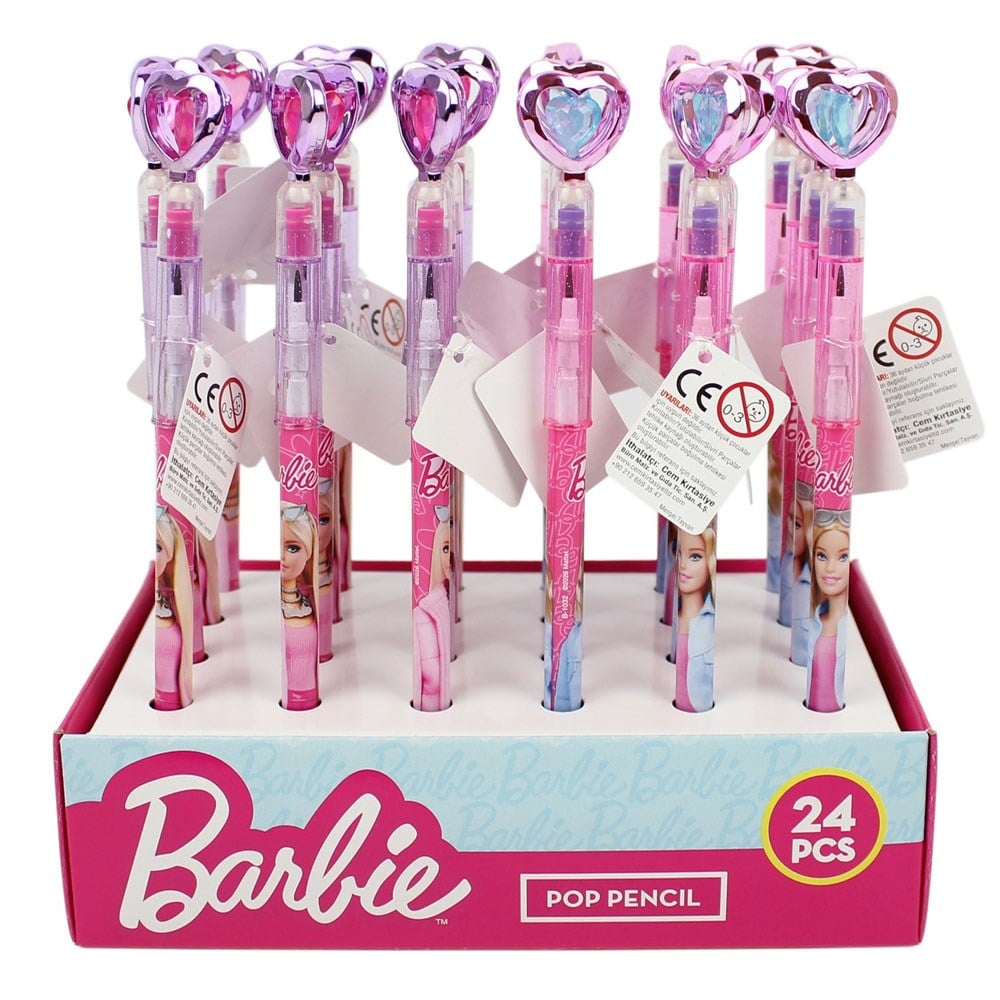 Barbıe Geçmeli Kalem B-1032 Taşlı Kalp 24/576