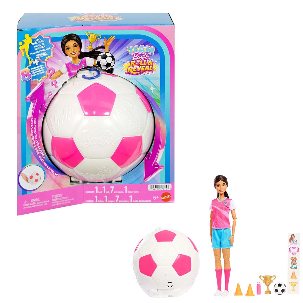 Barbie Team Barbie Roll & Reveal Futbolcu Bebek Ve Mtl-jmk20