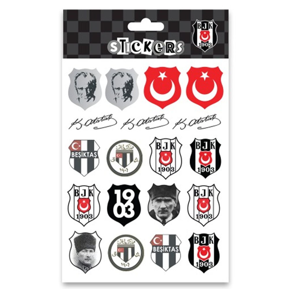 Bjkst26012 Atatürk Ve Beşiktaş Sticker Sheet
