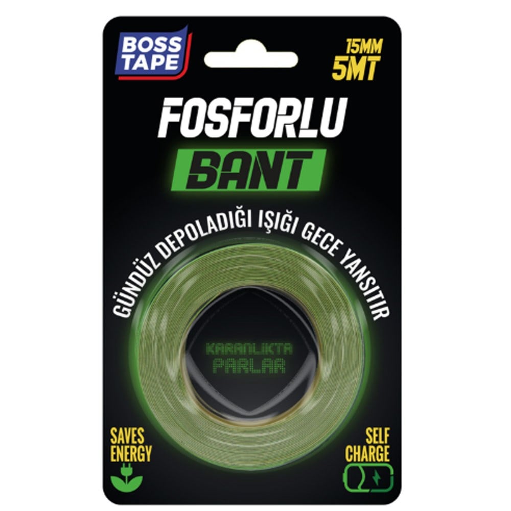 Boss Tape Fosforlu Bant Bt-09006