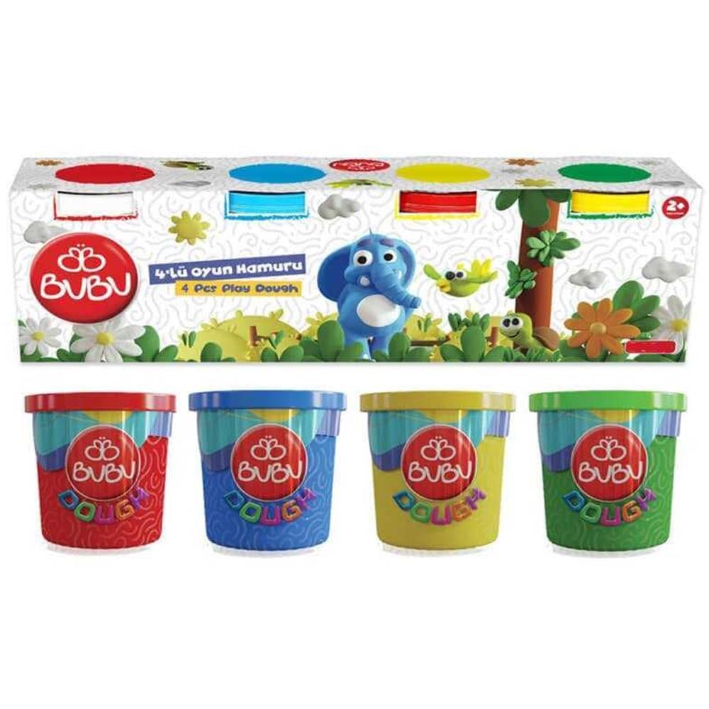Bu-Bu Oyun Hamuru 4 Lü 4x100 Gr.