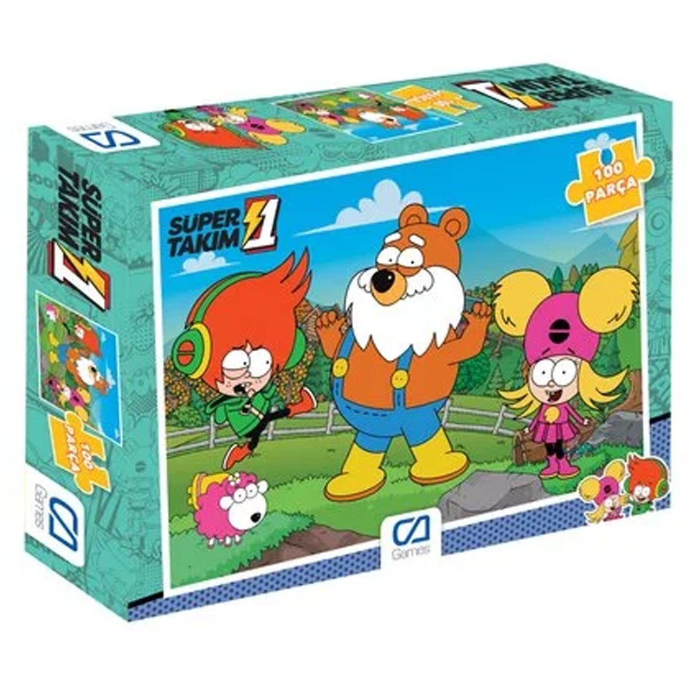 Ca Games Puzzle 100 Parça Super1 Takım Ca100-5347
