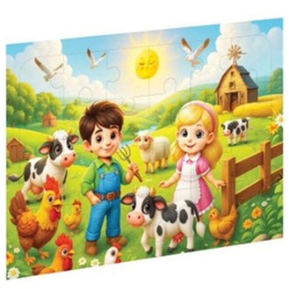 Ca Games Puzzle Çiftlik Ahşap Caahs-3500
