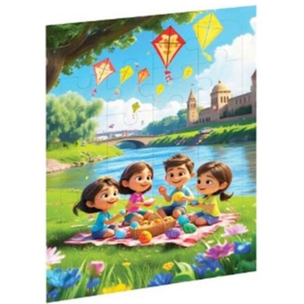 Ca Games Puzzle Piknik Günü Ahşap Caahs-3506