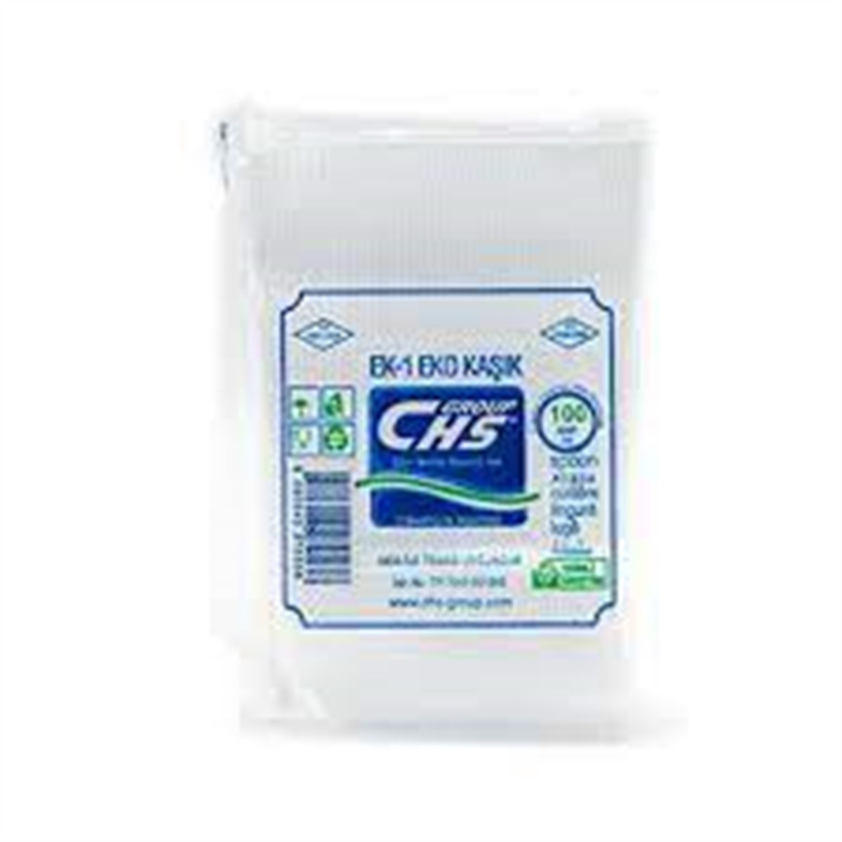 Chs Ekonomik Plastik Kaşık Şeffaf 100'lü