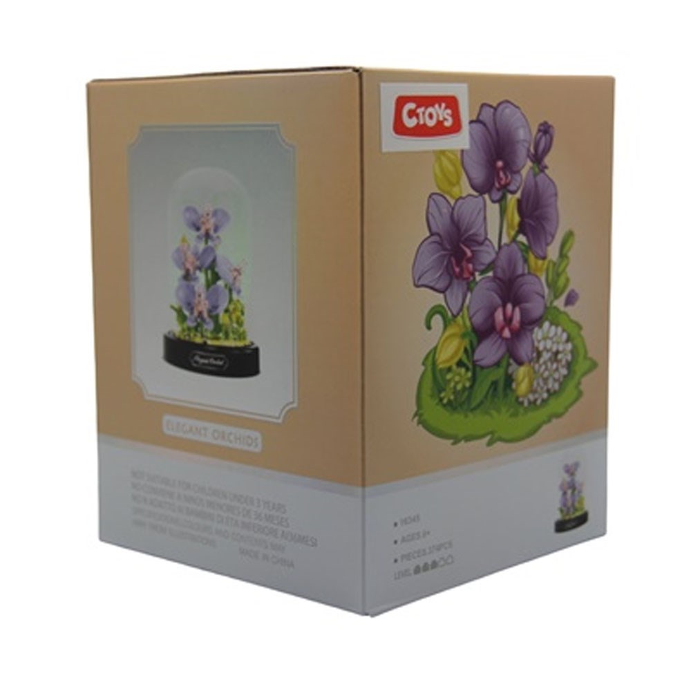 Ctoy Fanuslu Çiçek Bloklar 374 Parça Ctoy-16345