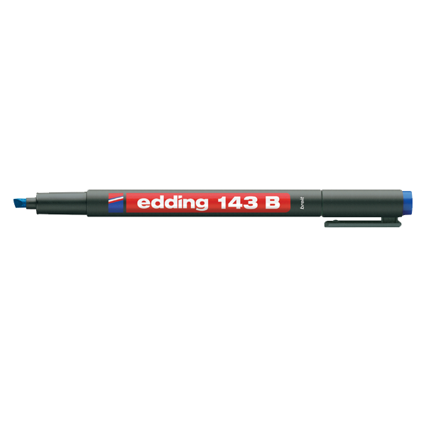 Edding Asetat Kalemi Permanent B Seri 1-3 MM Mavi 143 B