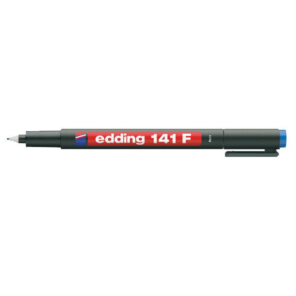 Edding Asetat Kalemi Permanent F Seri 0.6 MM Mavi 141F
