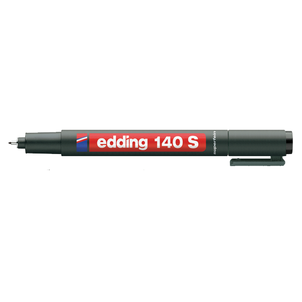 Edding Asetat Kalemi Permanent S Seri 0.3 MM Siyah 140 S