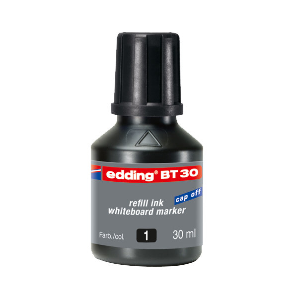 Edding Tahta Kalem Mürekkebi Damlalıklı 30 ML Siyah BT30