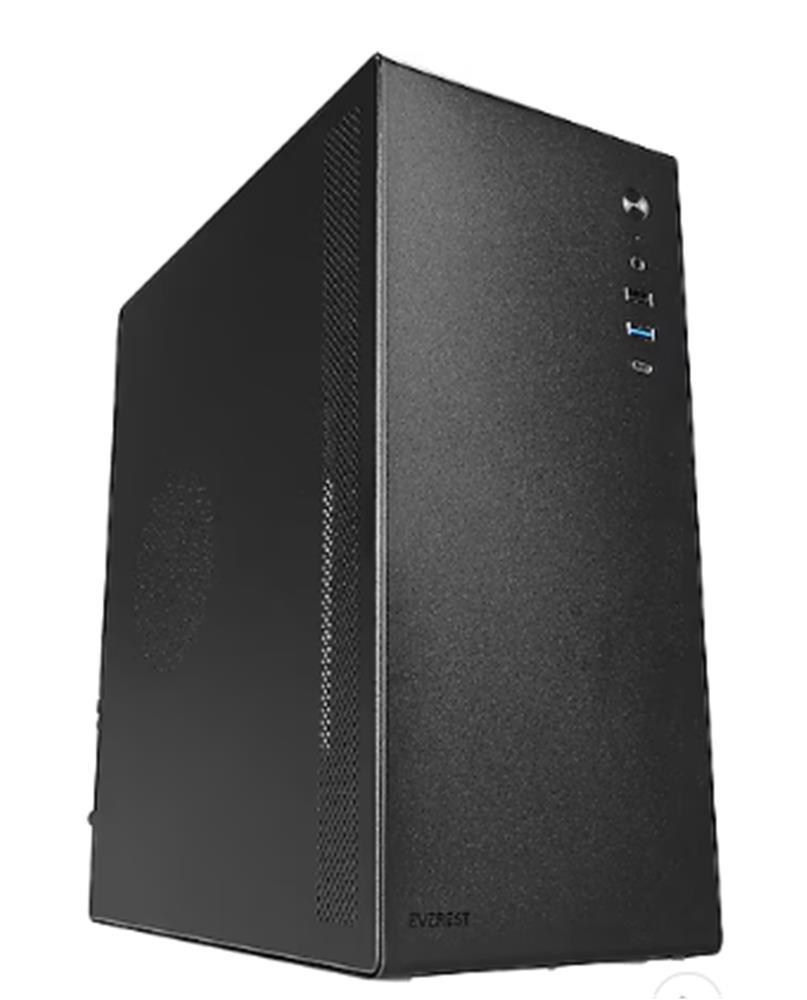 Everest K220 Peak 350W SMD PSU 2-USB2.0+HD Audio Mid-Tower Kompakt Tasarım ATX PC Kasası