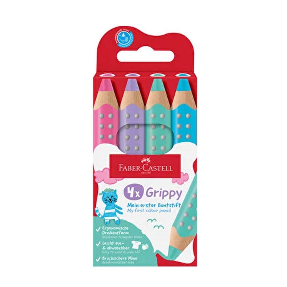 Faber-Castell Boya Kalemi Grippy 4X Pastel 5171110702000