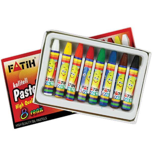 Fatih Pastel Boya 8 Renk King Size