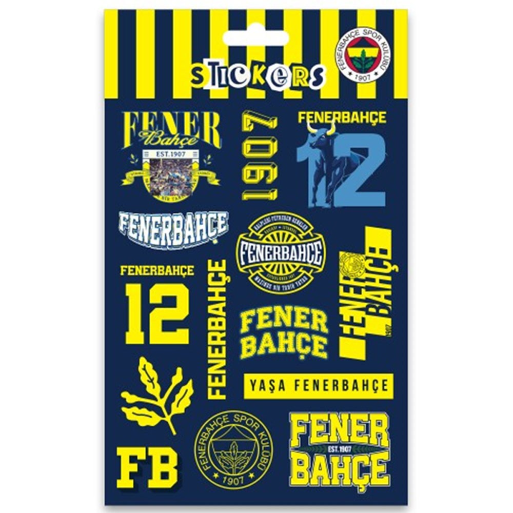 Fbst26009 Fenerbahçe Lacivert Sticker Sheet