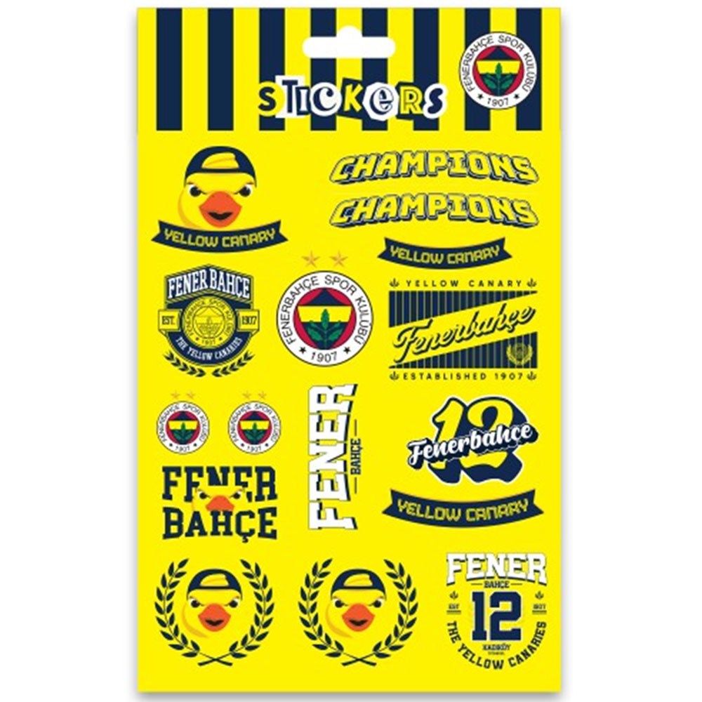 Fbst26010 Fenerbahçe Basketbol Sticker Sheet