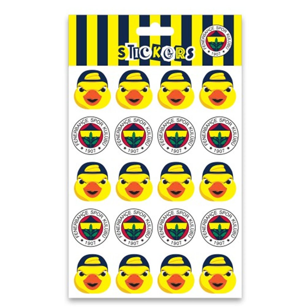 Fbst26013 Fenerbahçe Arma Ve Yellow Canary Sticker