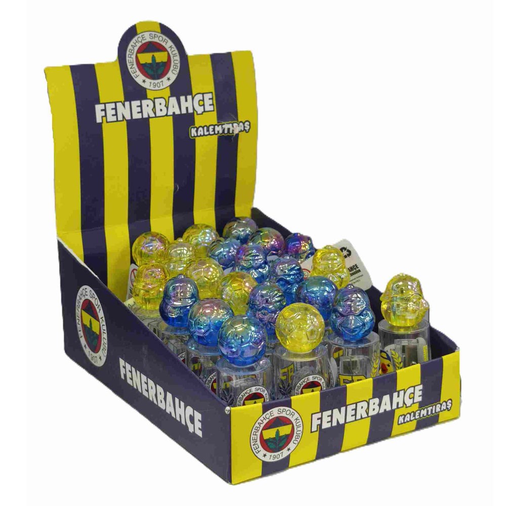 Fenerbahçe Kalemtıraş Figürlü Yuvarlak Tüp 24 Lü 718599