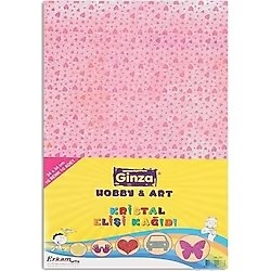 Ginza Elişi Kağıdı Desenli Kristal 24x34 10 Renk GN-282
