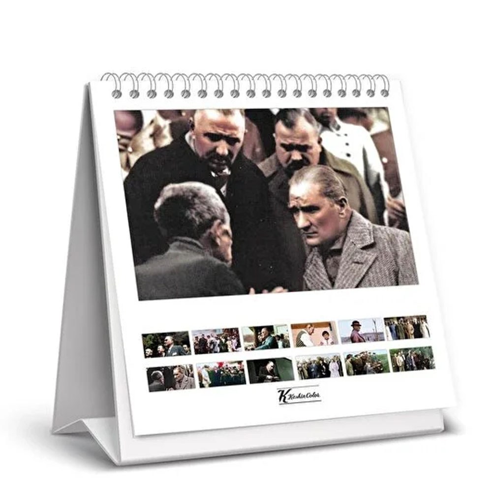 Keskin 2027-kare Masa Takvimi - Atatürk 600264-99