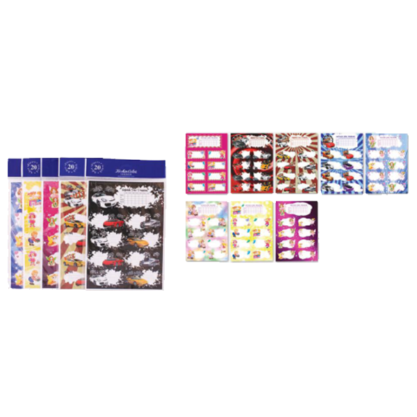 Keskin Color Okul Etiketi Ders Programlı 3 LÜ 220130-99