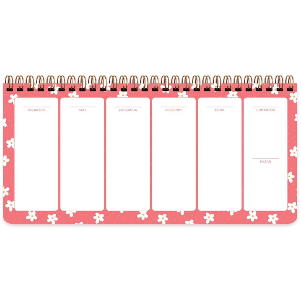 Keskin Color Spiralli Planner Minik Papatya 13x27