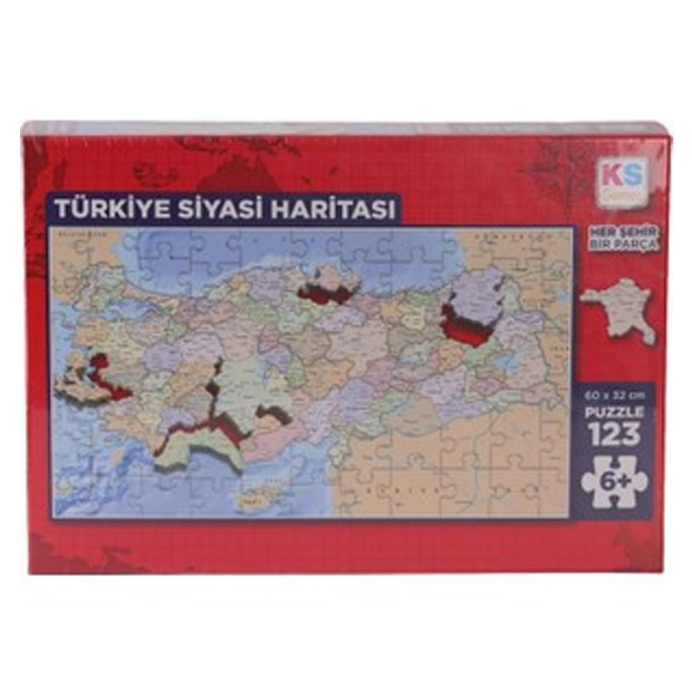 Ks Games Puzzle 123 Türkiye Siyasi Haritası 31749