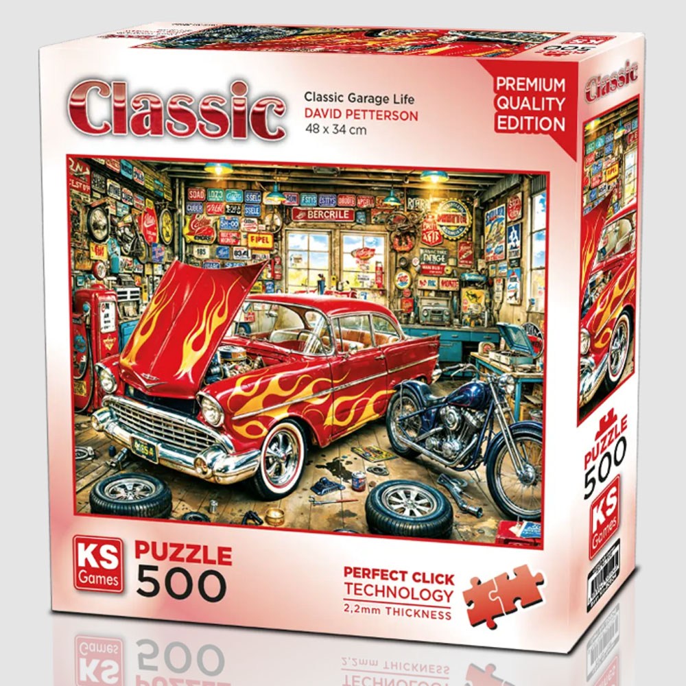 Ks Games Puzzle 500 Classic Garage Life 20104