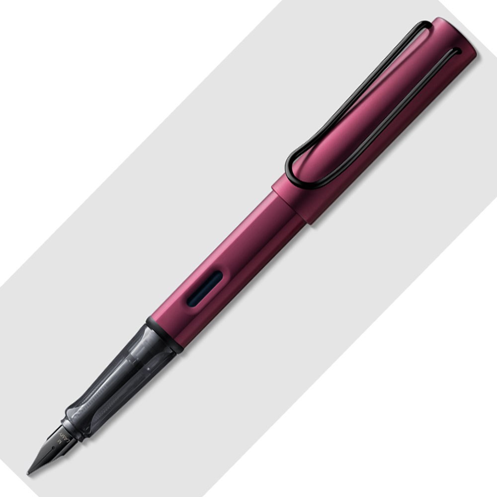 Lamy Al-star Dolma Kalem Alüminyum M Uç Siyah Mor Metal Siyah Klips S29-M